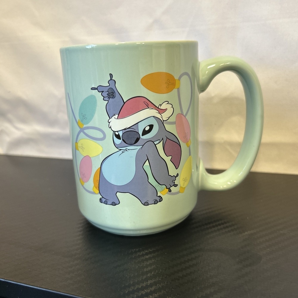 Zak Designs‎ Disney Stitch Christmas Lights Mug BRAND NEW
